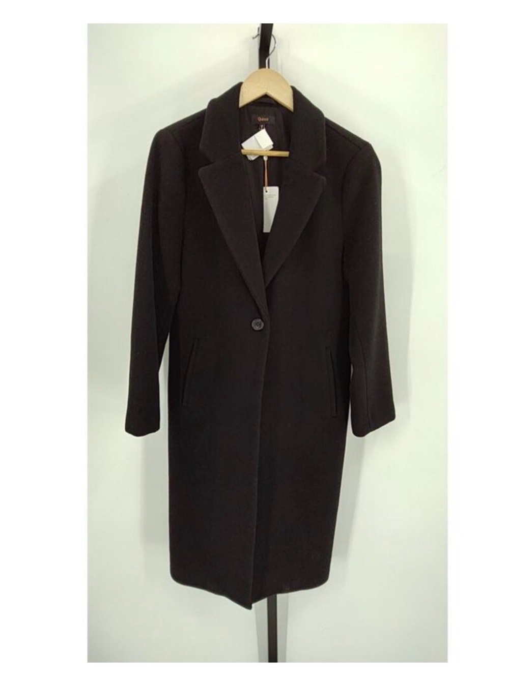 Quince Women Wool Cashmere
Classic Single-Breasted Coat Black
Outerwear M